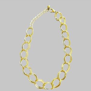 NWOT Gold Tone Chain Link Adjustable Necklace (Not Real Gold)  Costume Jewelry.